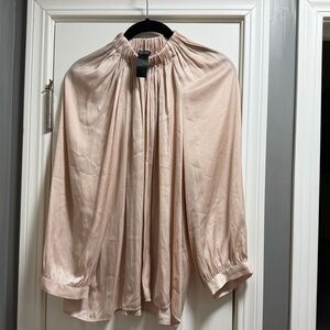 Smythe Cascade elastic neck blouse size medium